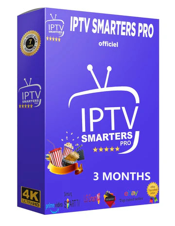 Subscription 3 Month IPTV SMARTERS PRO - ABONNEMENT SMARTERS PLAYER LITE 3 MOIS